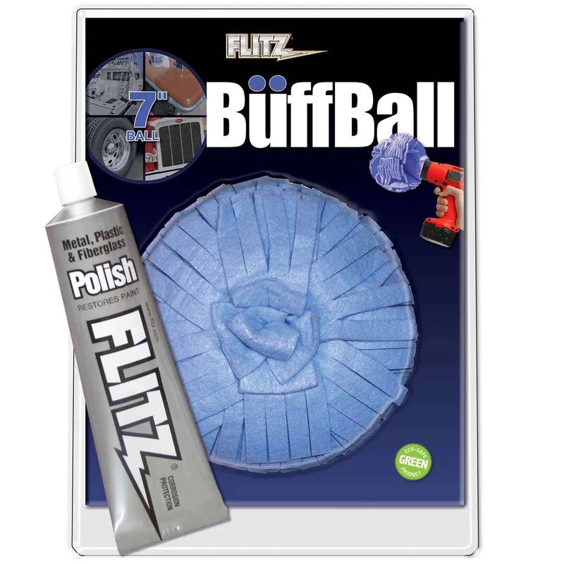 FLITZ 7" Blue Buff Ball