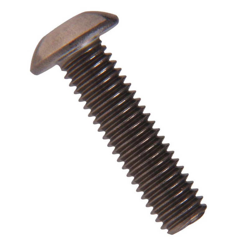 MERCURY MARINE 5mm X 10mm Stainless Steel Button Head Socket Cap Screw, 100-Pack