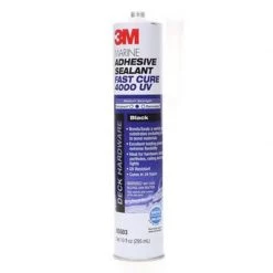 3M 4000 UV Polyether Adhesive Sealant, Black, 10 oz. Cartridge