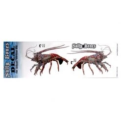 MARINE SPORTS Lobster Salty Bones Decal, Two Pack
