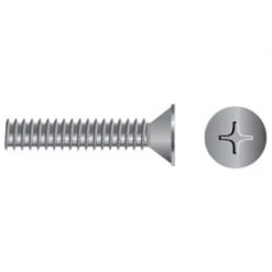 FASCO FASTENER Stainless Steel Phillips Flat-Head Coarse Thread Machine Screws