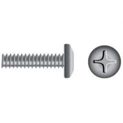 FASCO FASTENER Stainless Steel Phillips Pan-Head Coarse Thread Machine Screws