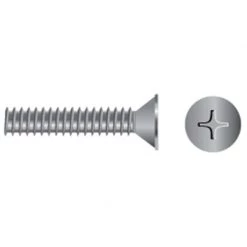 FASCO FASTENER Stainless Steel Phillips Flat-Head Coarse Thread Machine Screws
