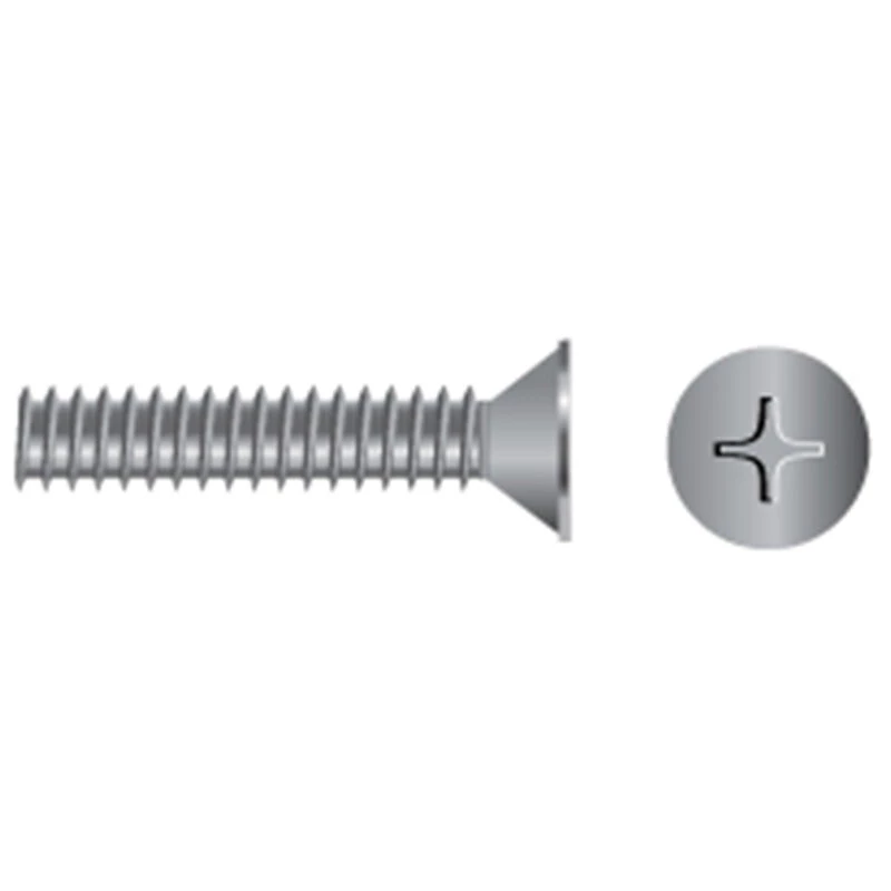 FASCO FASTENER Stainless Steel Phillips Flat-Head Coarse Thread Machine Screws - Image 10