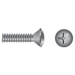 FASCO FASTENER Stainless Steel Phillips Oval-Head Coarse Thread Machine Screws
