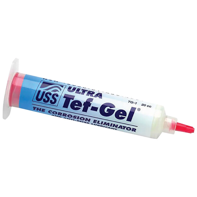 TEF GEL Corrosion Eliminator and Anti-Seize Lubricant Tube with Applicator, 20cc
