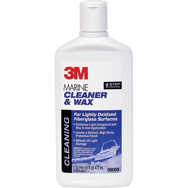 3M Marine 1-Step Cleaner & Wax, Pint
