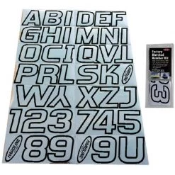 HARDLINE PRODUCTS 3" Block Lettering Kit Contrasting Outline, Series 700