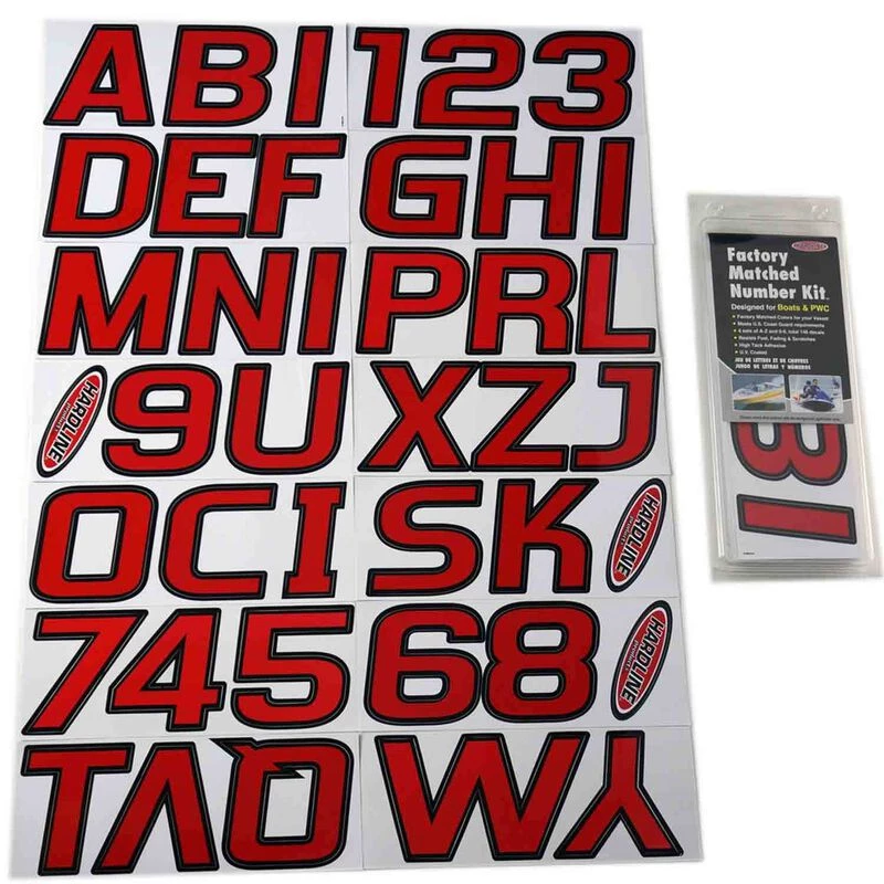 HARDLINE PRODUCTS 3" Block Lettering Kit Contrasting Outline, Series 700 - Image 2