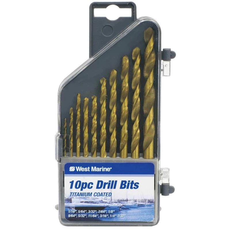 WEST MARINE 10-Piece Drill Bit Set