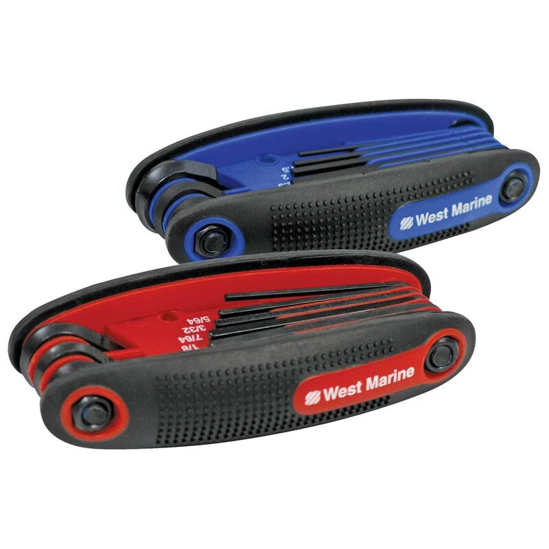 WEST MARINE Folding SAE & Metric Hex Key 2-Pack - Image 2