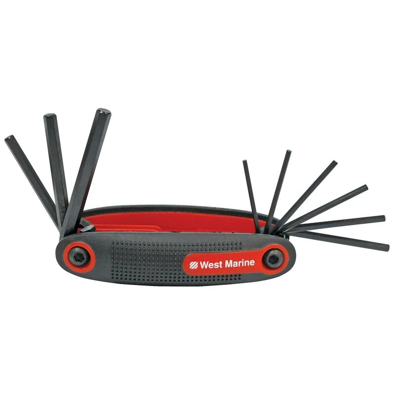 WEST MARINE Folding SAE & Metric Hex Key 2-Pack - Image 4