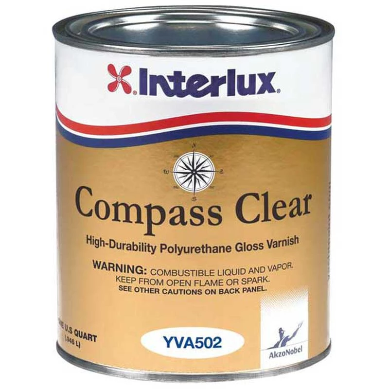 INTERLUX Compass Clear Varnish, Quart