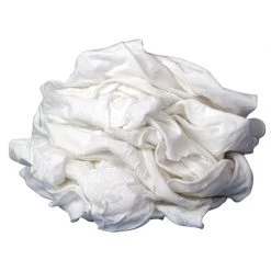 BUFFALO Bleached White Knit Rags