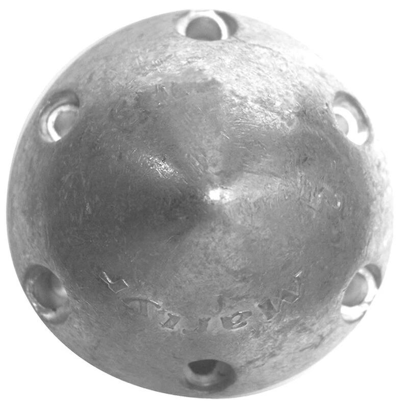 MARTYR 83mm Max Prop Aluminum Anode, OD: 3 1/8" (79mm), Length: 2 1/4" (57mm)