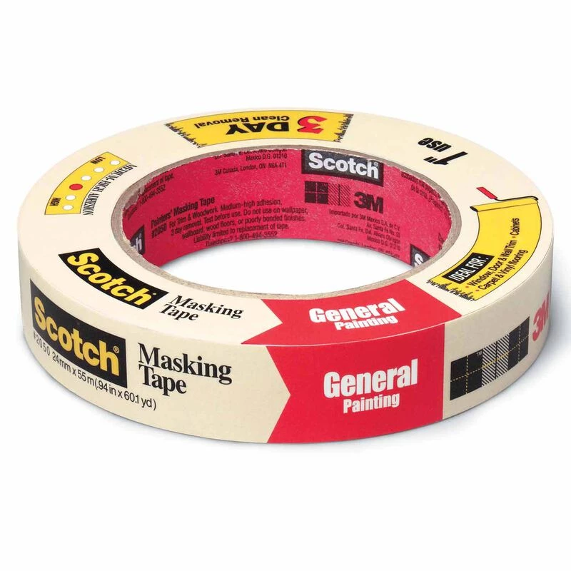 3M Scotch General Painting Masking Tape #2050 - Image 3