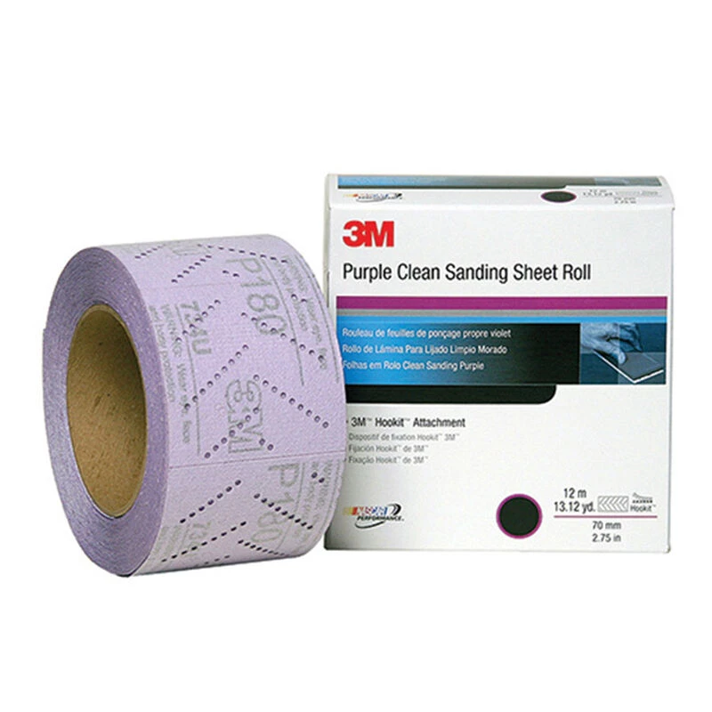 3M Hookit™ Purple Clean Sanding Sheet Rolls, 2.75" Wide - Image 16