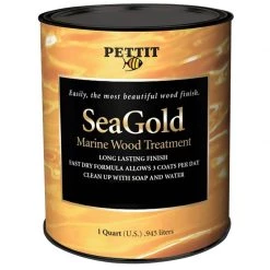 PETTIT PAINT SeaGold Marine Wood Treatment, Gloss, Quart