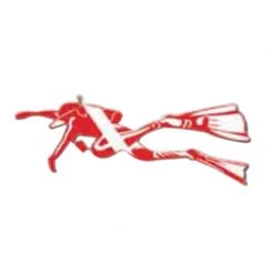 MARINE SPORTS 8" Vinyl Decal Diver Dive Flag