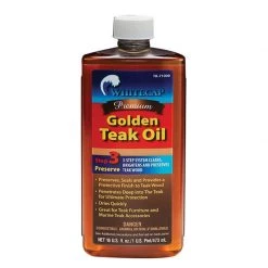 WHITECAP Premium Golden Teak Oil, 16 oz.