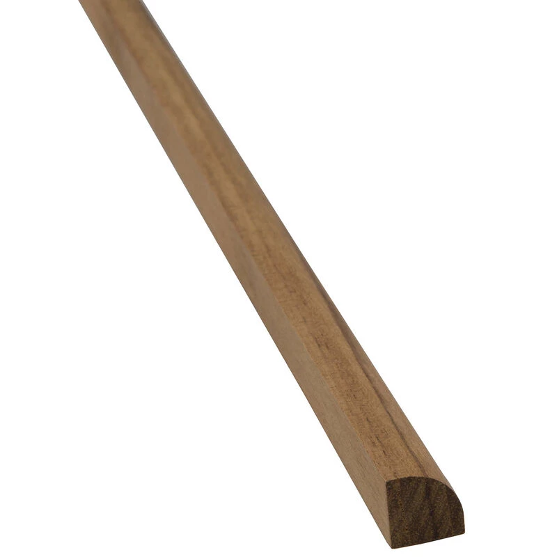 WHITECAP Large Quarter Round Teak Molding