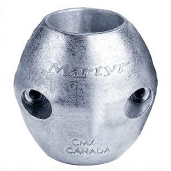 MARTYR Streamlined Zinc Prop Nut Shaft Anode, 3.25" ID, 4.8" OD, 4.25" H