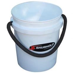 SHURHOLD 5 Gallon Plastic Bucket, White