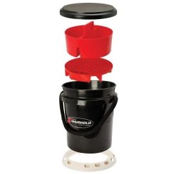 SHURHOLD Deluxe One Bucket System, 5 Gallon, Black