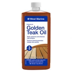 WEST MARINE Premium Golden Teak Oil, Pint