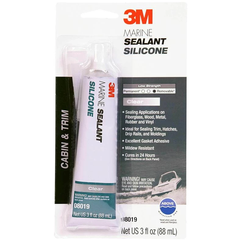 3M Marine Grade Silicone Sealant, 3oz. - Image 2