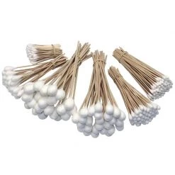 GRIP ON TOOLS Industrial Cotton Swabs, 325 Piece
