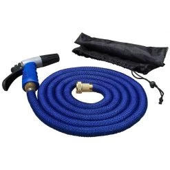 HOSECOIL 25' Expandable Hose Kit with Nozzle & Storage Bag