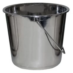 GRIP ON TOOLS Stainless Steel Bucket, 1 Gallon