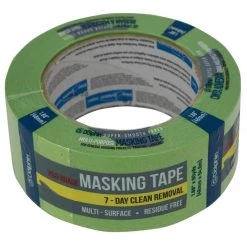 BLUE DOLPHIN 1 1/2" Pro-Grade Masking Tape, Green