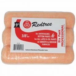 REDTREE INDUSTRIES 9" Bottom Paint Rollers, 6-Pack