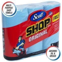 SCOTTY Multi-Purpose Shop Towels, 3-Pack