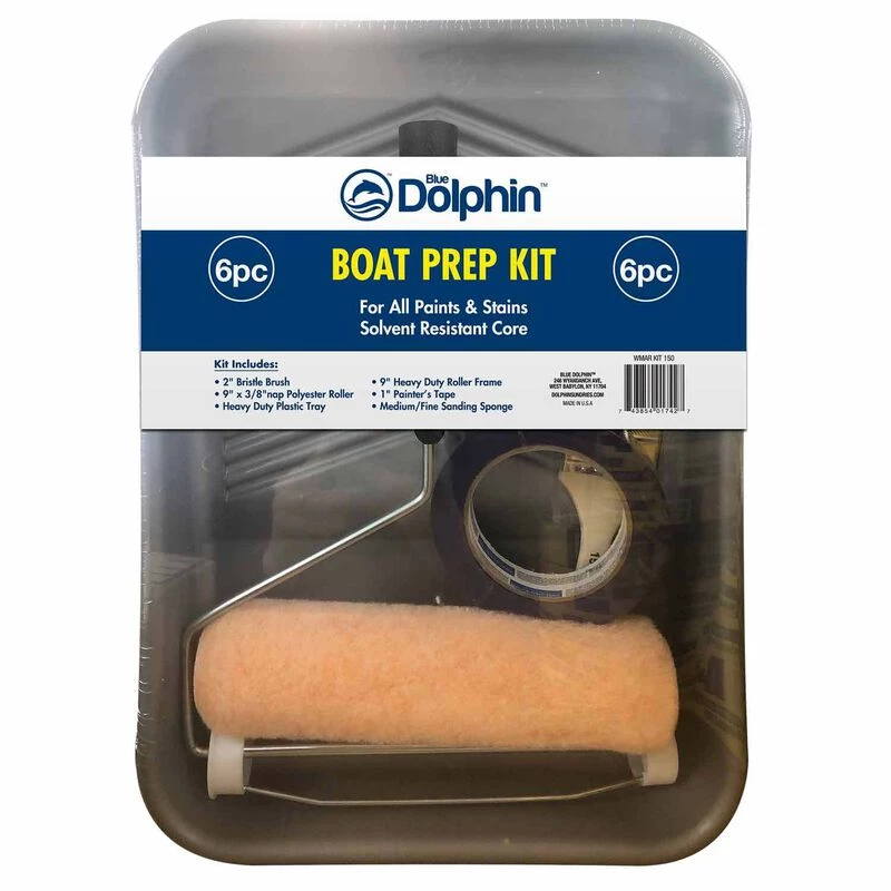 BLUE DOLPHIN 6-Piece Boat Bottom Paint Roller Kit