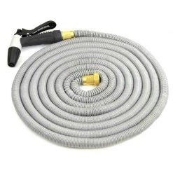 HOSECOIL 50' Expandable Hose Kit with Nozzle and Storage Bag