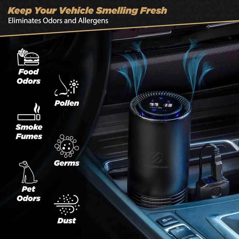 SCOSCHE Portable HEPA Air Purifier/Deodorizer - Image 2