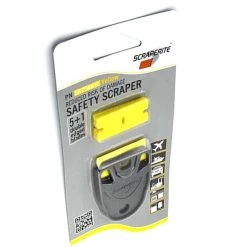 SCRAPE RITE Plastic Scraper with 6 Blade Refills