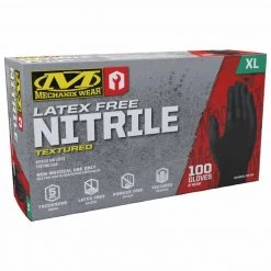 MECHANIX WEAR 5 Mil Black Nitrile Disposable Gloves, X-Large, 100-Pack