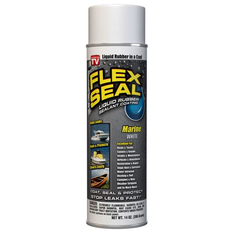 FLEX SEAL Liquid Rubber Sealant Coating, White, 14 oz.