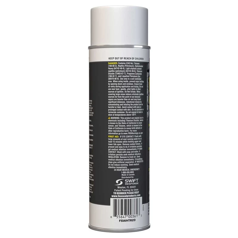 FLEX SEAL Liquid Rubber Sealant Coating, White, 14 oz. - Image 2