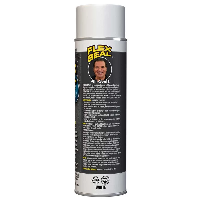 FLEX SEAL Liquid Rubber Sealant Coating, White, 14 oz. - Image 3
