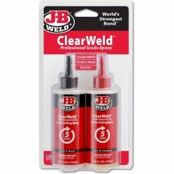 JB WELD ClearWeld Epoxy Pro Grade, 8 oz.
