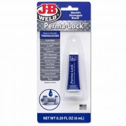JB WELD Perma-Lock Threadlocker, Medium Strength, 6 ml