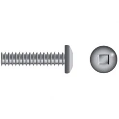 FASCO FASTENER Stainless Steel Square Drive Pan-Head Machine Screws