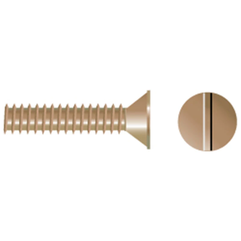 FASCO FASTENER Silicon Bronze Slotted Flat-Head Machine Screws - Image 6