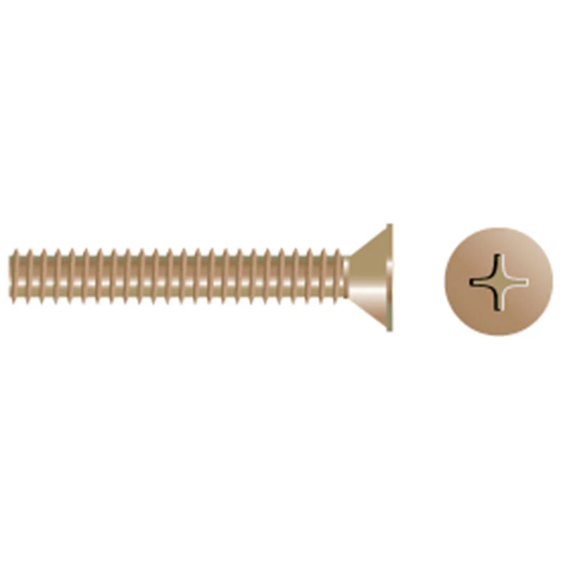 FASCO FASTENER Silicon Bronze Phillips Flat-Head Machine Screws - Image 17