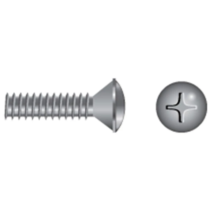 FASCO FASTENER Stainless Steel Phillips Oval-Head Fine Thread Machine Screws - Image 4